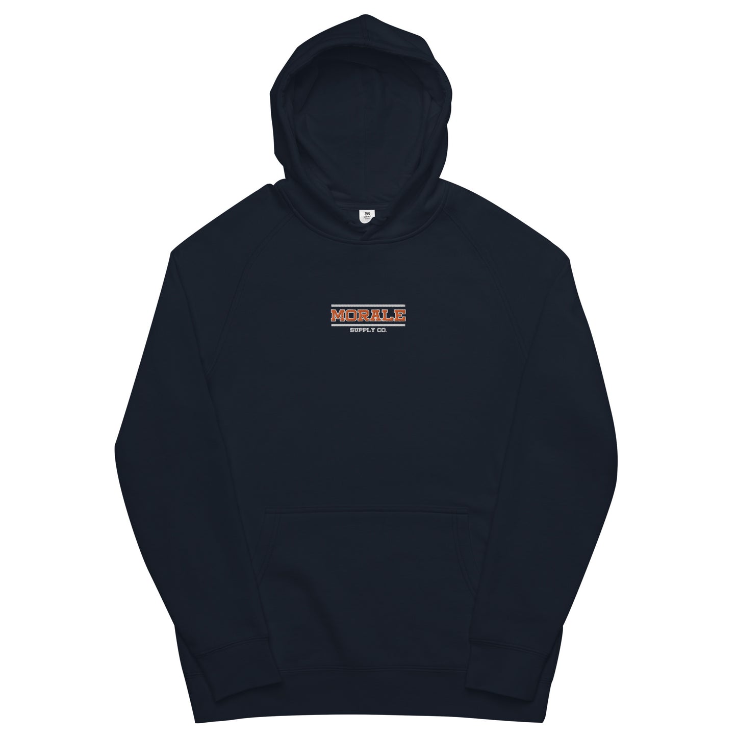 Morale Superfan Embroidered Unisex Navy Hoodie