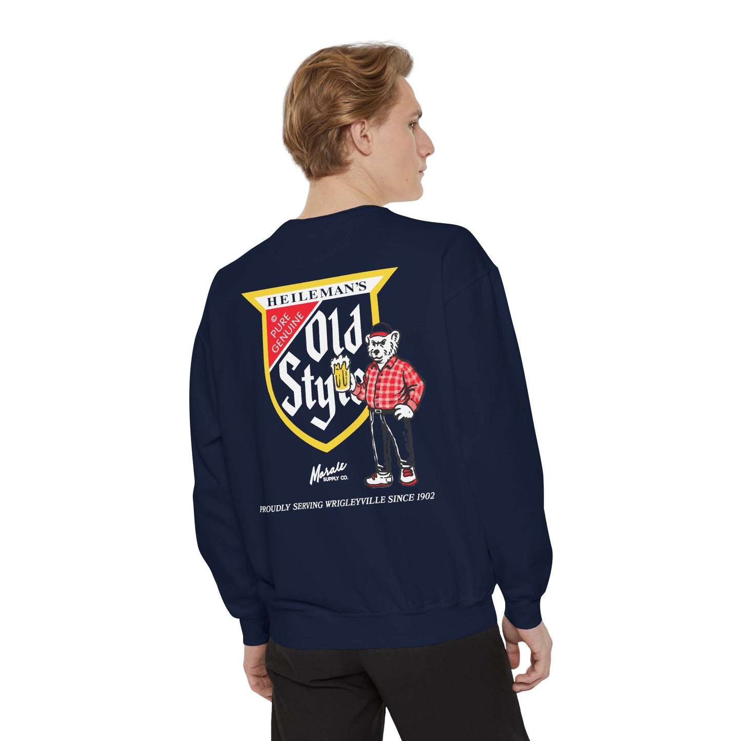 Old Style x Morale Supply Co. Comfort Colors Sweatshirt