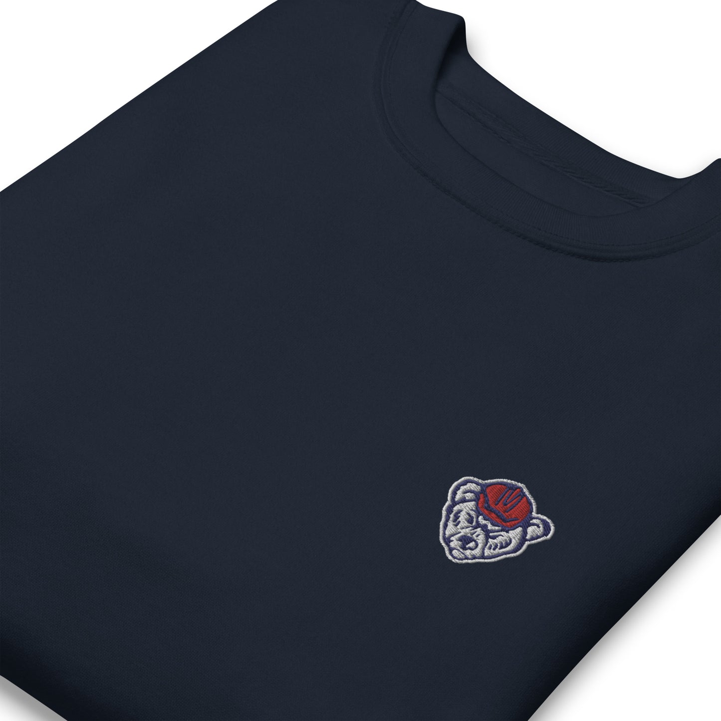 Hard Hat Bear Embroidered Icon Unisex Premium Sweatshirt